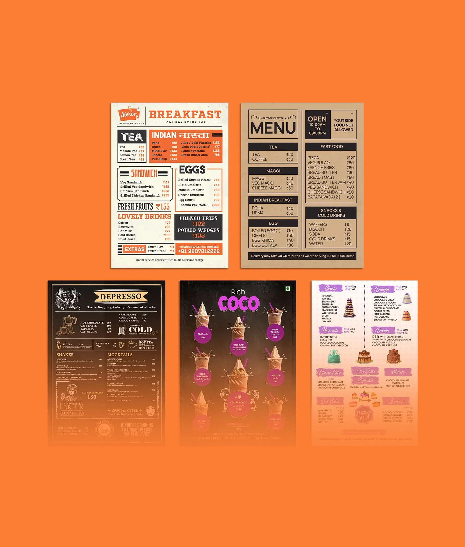 Menu Design